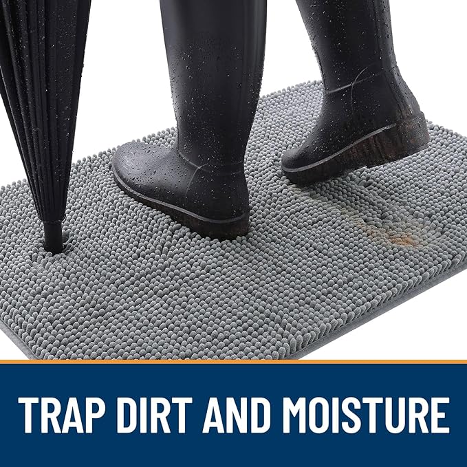 OLANLY Dog Door Mat for Muddy Paws 70x46, Absorbs Moisture and Dirt, Absorbent - Image 2