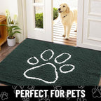 Smiry Dog Door Mat for Muddy Paws, Absorbent Dirt Trapper Non Slip Quick Dry - Image 7