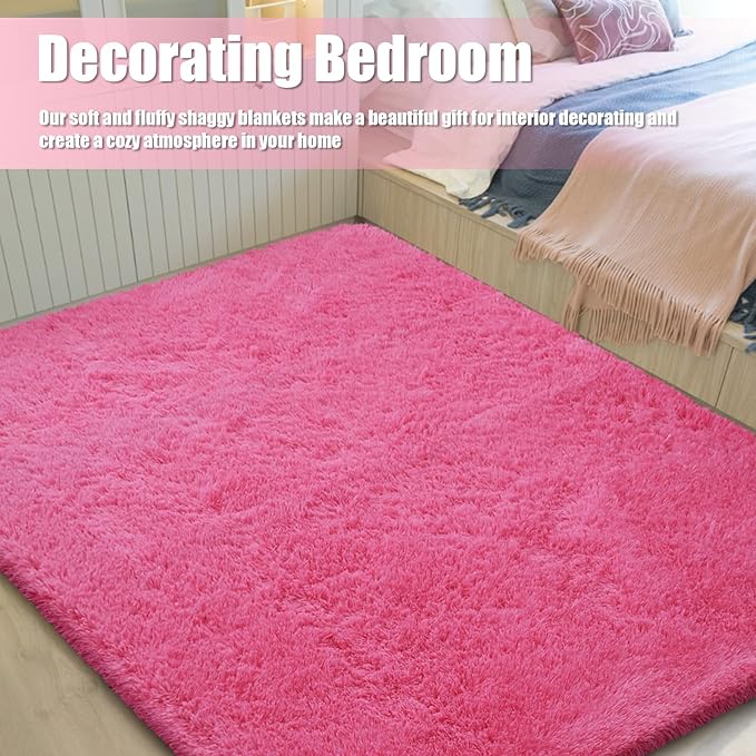 9x12 Fluffy Area Rugs for Living Room, Large Fuzzy Shag Area Rug for Bedroom - Image 7