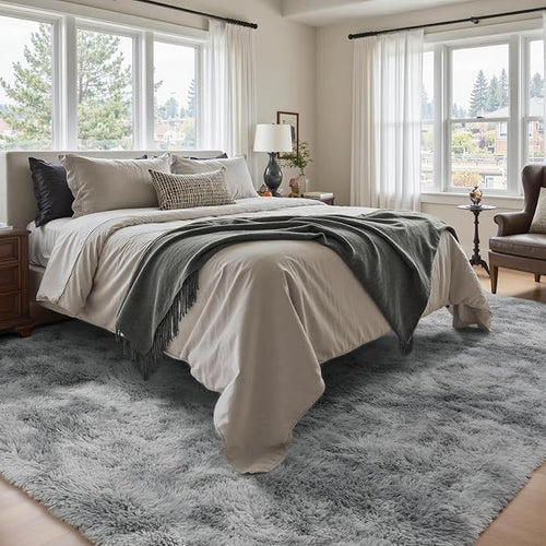 6x9 Ft Large Shag Rugs for Living Room Decor, Tie-Dyed Ultra Soft Fluffy Furry - Image 2