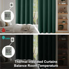 Simplebrand Ava Ever Green Blackout Curtains - Image 6