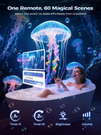 One Fire 3D Galaxy Projector, 65 Scenes HD Star Projector Bluetooth Speaker