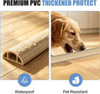 Floor Cord Covers for Wires 10FT Cable Hider Wire Cover Self Adhesive Cord Hider Floor for Offices, Homes, Workshops, Warehouses Cable Cavity 0.39" W x 0.27" H