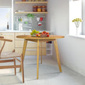 American Trails Genuine 100% Hardwood Round Dining Table - Hand-Wiped Harvest Gold