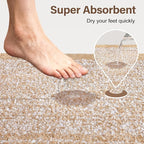 Bathroom Rugs 30x20 Non Slip Washable, Soft Absorbent Quick Dry Mats - Image 7