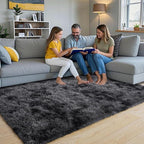 Pionblank Fluffy Area Rug for Bedroom 4x6 Feet, Indoor Plush Carpet, Shag Soft by PIONBLANK