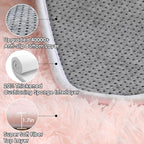 ONASAR Pink Rugs for Bedroom Girls, Fluffy 4x6 Soft Plush Fuzzy Shaggy Kids - Image 4