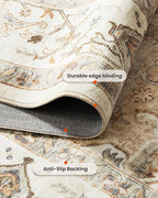AMADA HOMEFURNISHING 2x5 Washable Runner Rug, Low-Profile Kitchen Rugs - Image 5