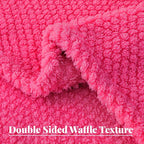 Whale Flotilla Twin Size Fuzzy Fleece Blanket - Image 6