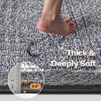 36x24 Large Bathroom Rugs Washable Non Slip, Soft Absorbent Quick Dry Mats - Image 5