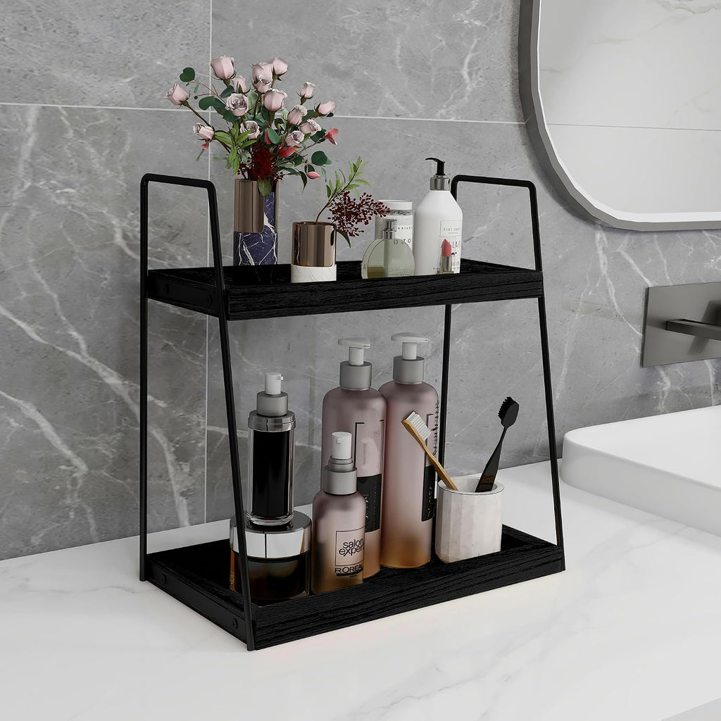 Dorhors Bathroom Counter Organizer,Vanity Countertop Storage Shelf