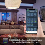 Leviton Decora Smart Dimmer Switch, Wi-Fi, D36HD-1RW, White