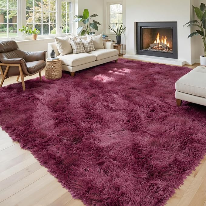 8x10 Area Rugs for Living Room Bedroom, Large Area Rug Shaggy Carpet Soft Plush - Image 2