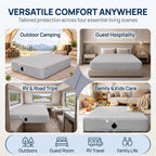Twin Mattress Protector with Pump Opening,Air Mattress Fitted Sheets