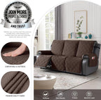 TAOCOCO 100% Waterproof Recliner Sofa Cover, Non Slip Split Couch Covers - Image 3