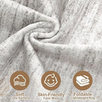 Nakagishi 10x14 Area Rugs Living Room: Washable Large Vintage Rug Neutral - Image 3
