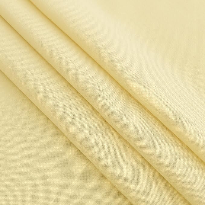 Nanspring Yellow Linen Curtains 80 Inches Long - Image 7