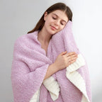 Snuggle Sac Lilac Throw Blanket - Image 3
