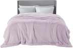 Bedsure GentleSoft Fluffy Lavender Purple Blankets Queen Size - Image 7