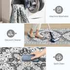 Madane Hallway Runner Rug 2x12, Extra Long Washable Runner Rugs - Image 4