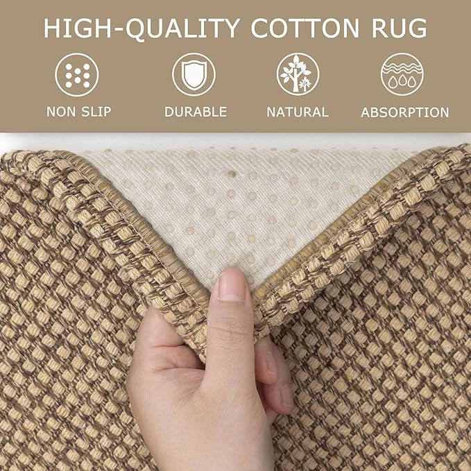KOZYFLY Runners for Hallways 2.6x8 ft Washable Kitchen Runner Non Slip Rubber - Image 6