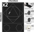 BKSAI 100% Blackout Window Cover, Portable Magnetic Black Out Curtains - Image 6