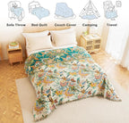 MSGKV Boho Throw Blanket for Couch 50"x60" 100% Cotton Vine Embroidery Blanket - Image 5