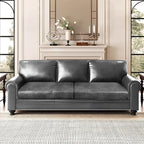 Leather Look Couch Cushion Covers Sofa Seat Slipcovers Sets Couches Furniture - Image 2