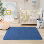 Amearea Modern Washable Runner Rugs, 2x4 Feet Blue Bedroom Runner, Small Area - Image 6