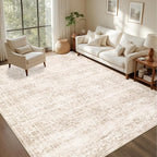 5x7 Area Rugs Living Room Rug: Washable Vintage Boho Rug No Slip Stain by EXPEDIX