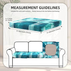 8Pcs Stretch Patio Cushion Covers, Outdoor Couch Covers Replacement, Outdoor - Image 2