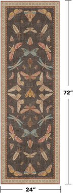 Brown 2x6 Indoor Rugs for Entryway - Image 2