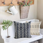 YCOLL Pillow Covers 16x16 Set of 4, Modern Sofa Throw Pillow Cover, Decorative - Image 3