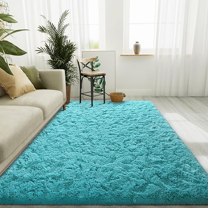 LOCHAS Ultra Soft Indoor Modern Area Rugs Fluffy Living Room Carpets - Image 2