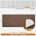 Mibao Front Door Mat, Dirt Trapper Welcome Mat - Image 2