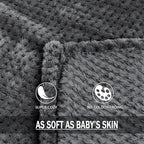 Exclusivo Mezcla Fleece Bed Blanket King Size, Super Soft and Warm Blankets - Image 8