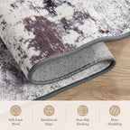 Rugflix 5x7 Area Rugs for Living Room, Washable Large Rug Stain-Resistant Low - Image 7