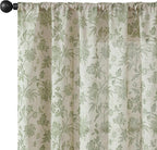 jinchan Linen Floral Curtains for Living Room - Image 9
