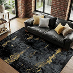 Washable Area Rugs 8'x10' Non-Slip Modern Abstract Soft - Image 9