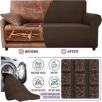 ZNSAYOTX Super Stretch Couch Cover Universal Sofa Covers - Image 7