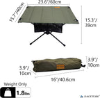NACETURE Ultralight Camping Table, Foldable Backpacking Table with Mesh
