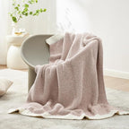 Snuggle Sac Heather Taupe Throw Blanket - Image 2