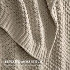 EVERGRACEHOME Chunky Chenille Knit Throw Blanket - Image 2
