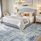 6x9 Area Rugs for Living Room Washable Rug: Anti-Skid Abstract Modern Living - Image 2