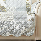Great Bay Home Reversible Patchwork Chair Cover - Image 2