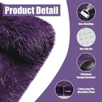 Shag Area Rug for Bedroom 3x5, Soft Fuzzy Rug Non-Shedding Indoor Plush Carpet - Image 5