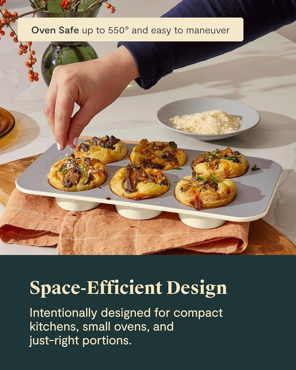 Caraway 6-Piece Ceramic-Coated Mini Bakeware Set