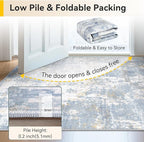 Washable Area Rugs 6'x9' Non-Slip Modern Abstract Soft - Image 8