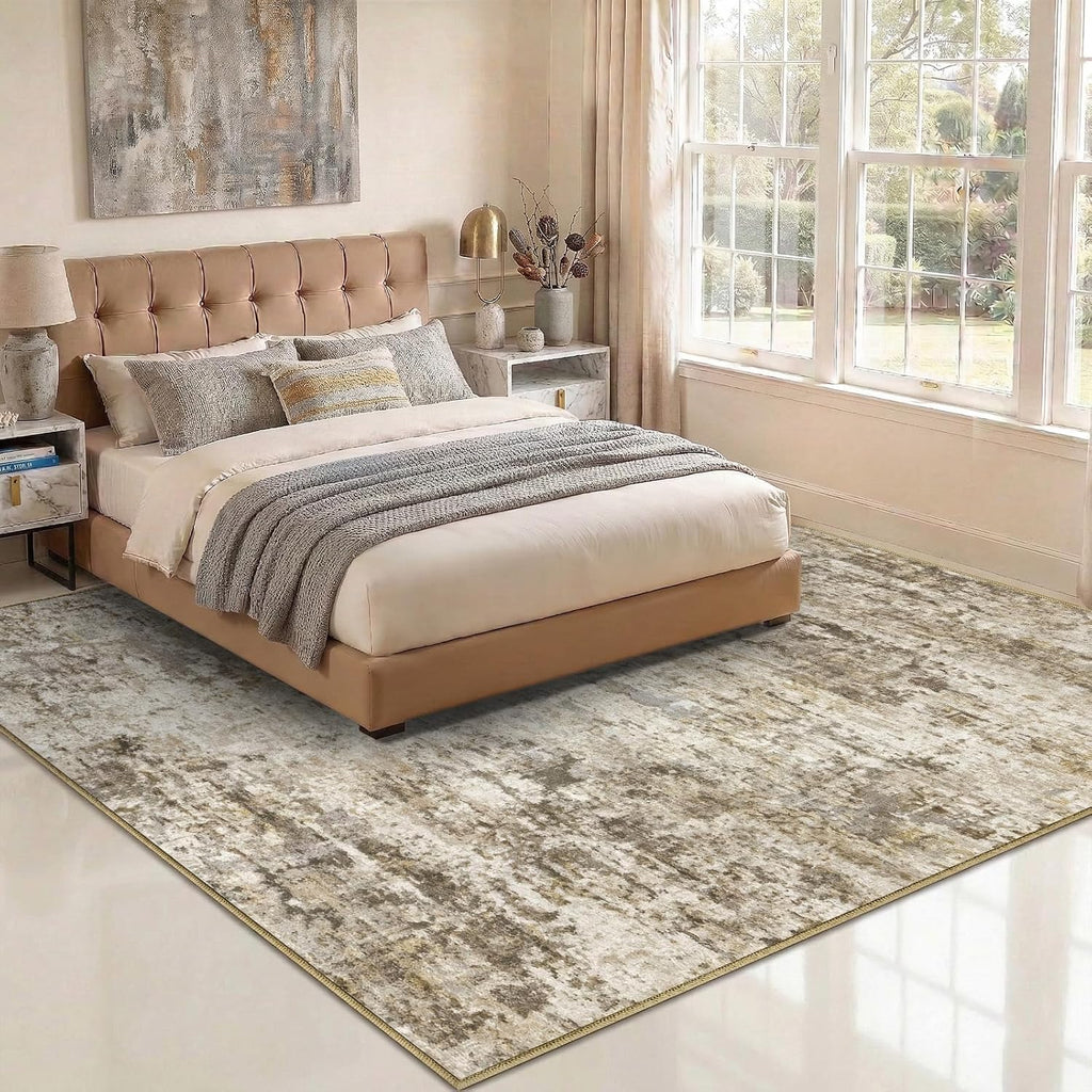 6x9 Area Rugs Washable Modern Abstract Living Room Bedroom Rug