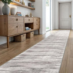 KOZYFLY Modern Abstract Washable Long Runner Rug 2.6x20 Hallway Rug Runner - Image 7